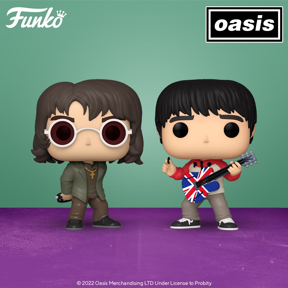 Set de dos figuras Funko POP de Oasis – Liam y Noel Gallagher